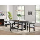  Elements International Portland D-1710-8-DT2 Rectangular Dining Table IMAGE 6