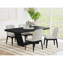  Elements International Ridgemont D-14440-8W-DT Rectangular Dining Table IMAGE 6