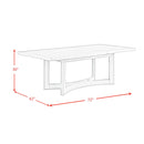  Elements International Elma D-9990-7-DT Rectangular Dining Table IMAGE 14