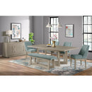  Elements International Elma D-9990-7-DT Rectangular Dining Table IMAGE 8
