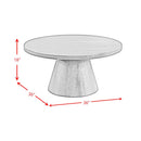  Elements International Portland T-1710-3-CT1 Round Coffee Table IMAGE 8
