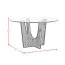  Elements International Oregon D-17380-8-CT3 Round Counter Table IMAGE 8