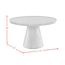  Elements International Portland D-1710-8-DT Round Dining Table IMAGE 8