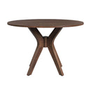  Elements International Santa Barbara D-16550-5-RDT Round Dining Table IMAGE 2