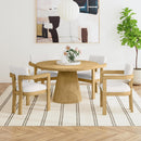  Elements International Portland D-1710-5-DT Round Dining Table IMAGE 3