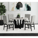  Elements International Oregon D-17380-8-DT2 Round Dining Table IMAGE 3