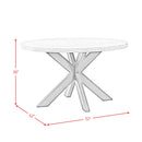  Elements International Axel D-16680-5-RDT Round Dining Table IMAGE 8