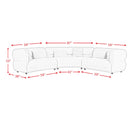  Elements International Four Seasons U-15310-11110-SS Sectional Set IMAGE 8