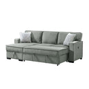  Elements International Caracas U-5140-4551-304 Sectional Sleeper Sofa IMAGE 4
