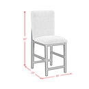  Elements International Portland D-1710-8-BST1 Square Back Barstool IMAGE 9
