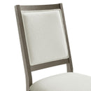  Elements International Versailles Contemporary D-3690-6-SC1 Square Back Dining Chair IMAGE 4