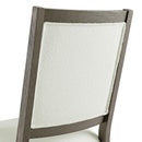  Elements International Versailles Contemporary D-3690-6-SC1 Square Back Dining Chair IMAGE 5