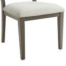 Elements International Versailles Contemporary D-3690-6-SC1 Square Back Dining Chair IMAGE 6