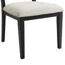  Elements International Versailles Contemporary D-3690-8-SC1 Square Back Dining Chair IMAGE 6