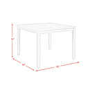  Elements International Kona D-9340-7-SCT Square Counter Table IMAGE 8