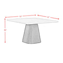  Elements International Edison D-9130-8-SDT Square Dining Table IMAGE 10