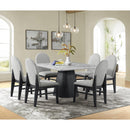  Elements International Edison D-9130-8-SDT Square Dining Table IMAGE 4