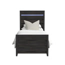  Elements International Tobias B-15990-8-TBL Twin Bed IMAGE 2