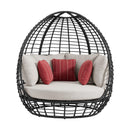  Elements International Playa O-16230-10311-121 Twin Egg Chair IMAGE 2