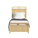  Elements International Ridgemont B-14440-6-TB Twin Panel Bed IMAGE 2