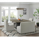 Elements International Jemma D-7570-6-BN Upholstered Bench IMAGE 5