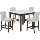  Crown Mark Dinettes 5-Piece 1715SET-BRN IMAGE 1