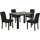  Crown Mark Resia Dining Table with Faux Marble Top 2120CC-T-3048 IMAGE 2