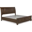  Crown Mark Claribelle King Panel Bed with Storage B1810-Q-HB/B1810-Q-FBD/B1810-KQ-RAIL IMAGE 2