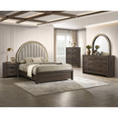  Crown Mark Noreen Queen Upholstered Panel Bed B9285-Q-HBFB/B9285-KQ-RAIL IMAGE 4
