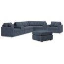  Signature Design by Ashley® Modmax 92121U3 8 pc Sectional and Ottoman - Ink IMAGE 1