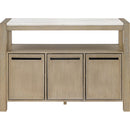  Crown Mark Hazel 1321-SB Genuine Marble Sideboard IMAGE 2
