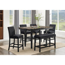  Crown Mark Marbel 1718-BENCH-BK Counter Height Bench - Black IMAGE 3