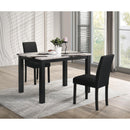  Crown Mark Resia 2120BMBL-T-3048 Dining Table Faux Marble - Brown IMAGE 3