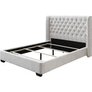  Crown Mark Daphne 5094OT-Q Queen Bed - Oat Tweed IMAGE 2