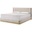  Crown Mark Charlene 5108OT-K King Bed - Oat Tweed IMAGE 1