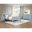  Crown Mark Louis Philip B3760-K King Bed - Blue IMAGE 3
