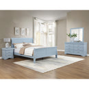  Crown Mark Louis Philip B3760-Q Queen Bed - Blue IMAGE 3