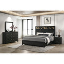  Crown Mark Cadence B4515-Q-BED Bed in One Box - Gold/Black IMAGE 4