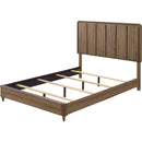  Crown Mark Nyomi B4922-K King Panel Bed - Light Brown IMAGE 2