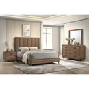 Crown Mark Nyomi B4922-Q Queen Panel Bed - Light Brown IMAGE 4